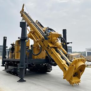 Mobile Hydraulic Reverse Circulation Drilling Rig, Crawler RC Core Drill Machine, Reverse Circulation Drill Rig for Low-Cost Mining Exploration & Construction Site Preparation