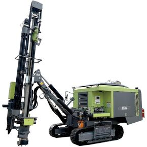 Crawler Mounted DTH Drilling Rig – 80-100mm Pneumatic Rock Drill Machine for Mining, Core Sampling, and Well Drilling