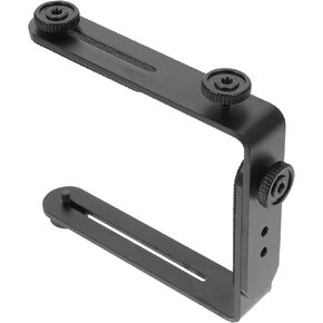 Dual Bracket for Camera Mounting Metal Tripod Flash Bracket Stable Easy Installation Professional Photography Accessory Compatible Standard Screw