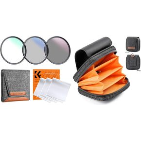 67mm UV/CPL/ND Lens Filter Kit + 4 in 1 Basic Model Lens Filter Pouch UV Filter + Polarizer Filter + Neutral Density Filter (ND4)
