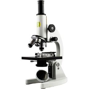 Microscope, Monocular Biological Microscope, with 3 Magnification and 360-degree Rotatable Objective Lens