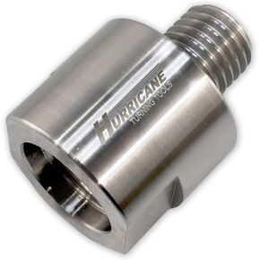 Headstock Spindle Adapter For Wood Lathe, Converts 1 1/4" x 8 TPI Spindle to 1" x 8 TPI