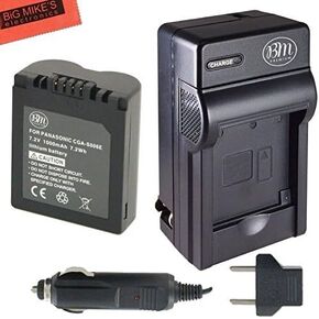 BM Premium CGA-S006 Battery and Battery Charger for Panasonic Lumix DMC-FZ7, DMC-FZ8, DMC-FZ18, DMC-FZ28, DMC-FZ30, DMC-FZ35, DMC-FZ38, DMC-FZ50 Digital Camera