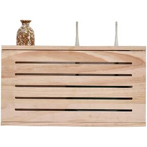 ngddf2haa Router Shelf Router Rack Window-Shades Bracket Wall Mount Floating Wall Shelf WiFi Storage Box Cable Organizer Box Power Strip Protector (Size : 42×11×23.5cm)