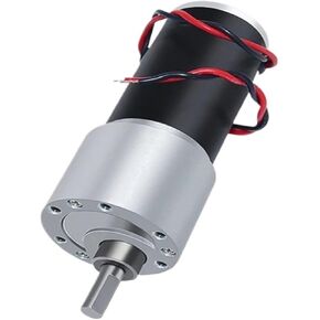 JGB37-31ZY DC 12V24V Geared Motor 10RPM-1270RPM Reduction Gear Motor Large Torque High Power 3157 Brush Motor Reversed Motor(800RPM_DC 12V)