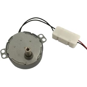 Gear Motor JS-50B(S) DC 5-24v Reduction Motor 1.4-60rpm Synchronous Motor Reducer Four Type Shafts Customized(B (CW),60RPM 0.4KGF.CM_DC 12V)