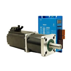 2.3N.m(328oz-in) 23 Planetary Geared Closed Loop Stepper Motor 4A and Driver HSE57 Easy Servo Motor 1Pcs(Ratio 25 to 1)
