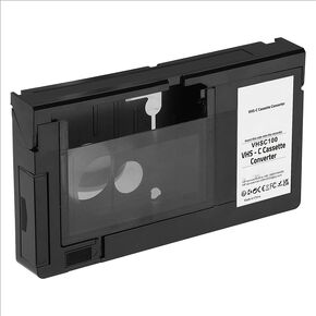 VHS-C cassette adapter for VHS-C cameras, electric VHS cassette adapter not suitable for 8mm/MiniDV/Hi8