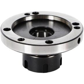 4-Inch 4-Jaw Self-Centering Chuck Set ER32 Collet Chuck 100MM Diameter Compact Lathe Tight Tolerance for Milling 4.8 with 1-Inch x 8TPI Thread