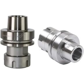 1pc HSK63F HSK ER Tool Holder ER16 ER25 ER32 ER40 Tool Holder HSK 63F ER Engraving Woodworking Machine HSK63F CNC Tool Holder(HSK63F-ER40-70L)