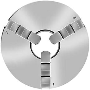 4-Inch 4-Jaw Self-Centering Chuck Set K11/80 Three-jaw Self-Centering Three-Grab Chuck Lathe Lathe Accessories are Suitable for Woodworking Lathes with 1-Inch x 8TPI Thread
