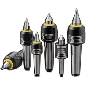 1pc High-Precision Rotary Movable Top Pin Imported Bearing CNC Lathe Top Alloy Transition Drive MT2 MT3 MT4 MT5 H004 HOO2 H003(MT5-H004)