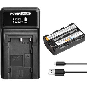 NP-FS10 NP-FS11 Battery + LED USB Charger for Sony CCD-CR1, CCDCR1, CCD-CR5, CCDCR5, CCD-CR5E, CCDCR5E, DCR-PC1, DCRPC1, DCR-PC2 Battery