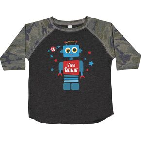 inktastic Robot 4th Birthday Toddler T-Shirt