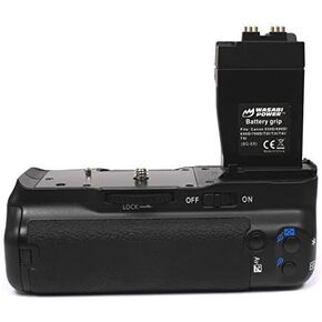 Wasabi Power BG-E8 Battery Grip for Canon LP-E8 and Canon EOS Rebel T2i, T3i, T4i, T5i, 550D, 600D, 650D, 700D