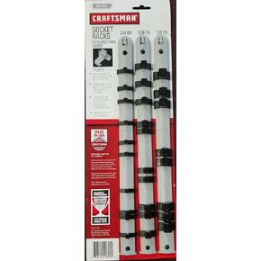 Craftsman 3 pc. Socket Holder Racks - Made in USA