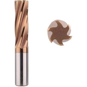 Reamer High Precision h7 HRC60 4 Flute 50mm cemented Carbide Straight Shank Spiral Tungsten Steel Coating Bronze Reamer(3.5x25x50x4T H7)