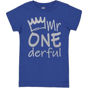 Mr Onederful Handmade Cute Baby Boy 1st Birthday Shirts