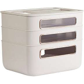 Router Desktop Storage Box, Router Storage Box, Router Cover Storage Box, Desktop Router Storage Box, Router Cover Decoration Box, Cable Router Cover Box for Desktop (Beige)