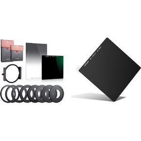 Square ND1000 + ND64 + Soft Gnd8 + Kit Metal Filter Holder Kit + 8 Rings Rings Kit