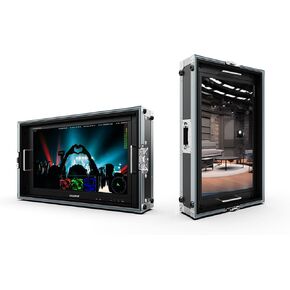 LILLIPUT PVM220S-E Series 21.5 "شاشة تسجيل البث المباشر مع 3 دفق سحب 1 و 3D-LUT ، HDR ، GAMMAS ، الموجة ، المتجه .. (PVM220S-E-VBP-CC V MOUNT+ CASE)