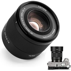 VILTROX AF 50mm F2.0 FE Full-Frame Autofocus Lens for Sony E-Mount Mirrorless Cameras, Lightweight Portrait Lens for A7C II A7III A7IV A7RIII A7RIV A7SIII FX3 ZV-E1 FX30 A6700 A6400