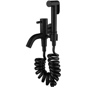 FaucetsFaucet, Single Hole Toilet Sprayer, 2 Functions Wall MountedTap Set Bathroom Cloth Diaper