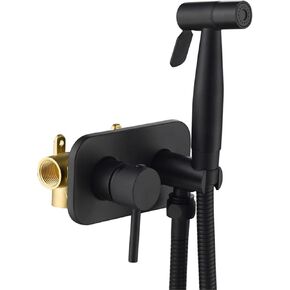 Faucets ShowerTap Spray Kits Cloth Diaper Sprayer Washer Toilet Cleaning Faucet Spray with Hose for Feminine Wash and Pet,Brushed(Brushed)