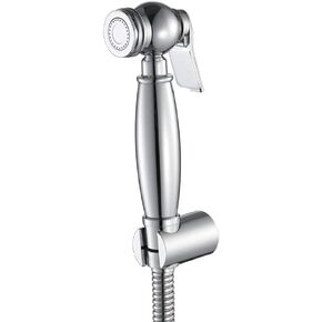 Hand HeldSprayer for Toilet,Stainless Steel Water Inlet Hose Faucet Sprayer Diaper Sprayer for Toilet Water Sprayer-Adjustable Pressure Control