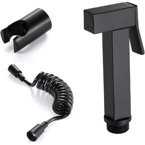 Sprayer Black, BrassSprayer Kit Portable Handheld ShowerTap Wall Mounted Spray Faucet Cloth Diaper Cleaning for Bathroom