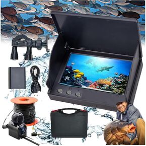 Anglereye Underwater Fishing Camera, Under Water Cameras for Fishing, 4.3/5 Inch Underwater Camera with Infrared Night Vision - Ip68 Waterproof, 220° Wide View, All-Weather Durable (4.3in*20m)