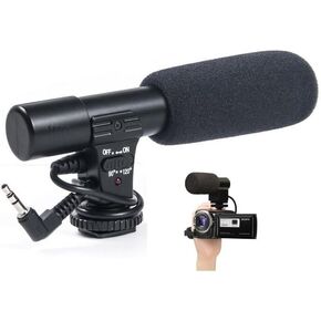 Mini Condenser Pro Microphone for Canon Vixia HF R60 R62 R70 R72 R600 R700