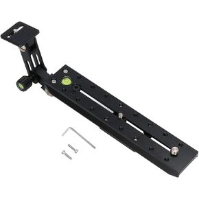 Telephoto Lens Bracket Plate for & Sachtler Ball Head - Aluminum Alloy Long Focus Support with Quick Release & Levelers