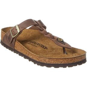 Birkenstock Women's Gizeh Braid Habana Oiled Leather 41 R
