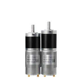 1Pcs 36-555 DC Planetary Deceleration Motor 12v24v V Adjustable Speed Positive and Negative Motor(A Complete Set of D6,1544 RPM_12V)