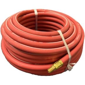 كونتيننتال 3/8 "× 50 'خرطوم الهواء المطاطي الأحمر 250 رطل - صنع في الولايات المتحدة الأمريكية