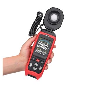 Digital Light Meter Photography Luxmeter Detachable Probe Illuminometer 200000 Lux/Fc Photometer Enviromental Tester -Photography Lumens