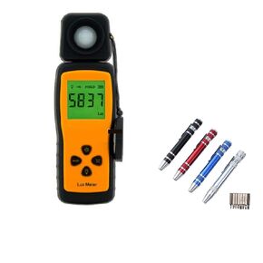 Mini Digital Light Tester Lux Meter 1~100.000lux Smart Sensor Environmental Testing Handheld Type Illuminometer Photometer Detector Measuring -Photography Lumens