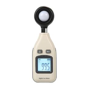 5PCS Portable Mini Digital Display Lux Meter Automatic Measurement Illumination Meter with Backlight Function Industrial -Photography Lumens