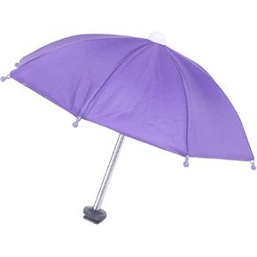 27cm Umbrella for Camera with Hot Shoe Mount Shade Protector Multipurpose Photography Accessories Waterproof Rain Cover, Silvery
