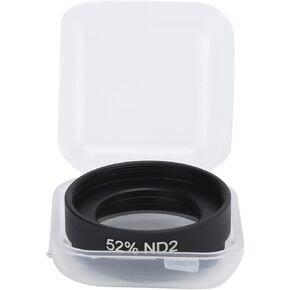 1.25 Inch Telescope Moon Filter ND2 Neutral Density Filter for 1.25 Eyepiece - 52% Light Reduction - Aluminum Alloy Frame - Compatibility for Various Telescopes (25% ND4)