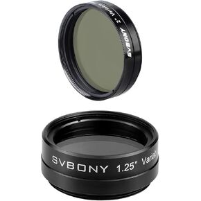 SVBONY Telescope Filter 1.25 inches Variable Polarizing Filter Bundle with SV128 Telescope Filter