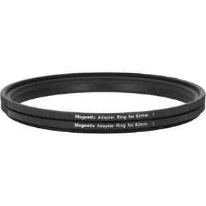 Magnetic Adapter Ring Kit, 82mm Ring Adapter for Filter and 82mm Ring Adapter for Lens, Filter to Magnetic