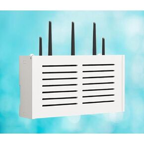 WiFi Shelf Box Router Shelf Router Storage Box Wall Mounted Wireless Router Rack Cable Router Storage Box,C-38x20x8.5cm
