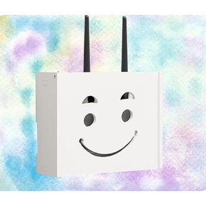 Router Box Cover Router Bracket Floating Shelves Wall Storage Box Wooden Wall Storage Box,C-22x20x8.5cm