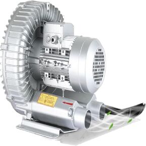 Regenerative Blower,Side Channel Blower, Ring Vortex Blower for Sewage Aera,Industrial Vacuum Pump,for Sewage Aeration Aquarium Fish Pond,1100W/1.49HP
