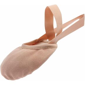 MSMAX Women's Half Soles Dance Shoes Canvas Pirouette Shoes for Contemporary,Ballet,Jazz,Gymnastics,Turners