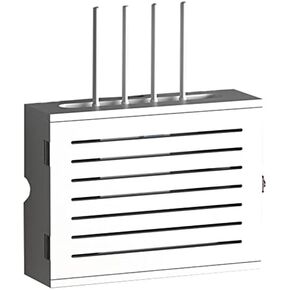 Router Storage Box,Wireless WiFi Wall Storage Box with Seamless Nails Decorative Storage Rack for Bedroom, Living Room Box/E/36.5 * 11.5 * 27.5Cm