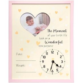 The Lakeside Collection Baby is Born Frame - Custom Newborn Keepsake - Pink