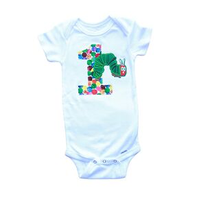Caterpillar First Birthday Bodysuit, First Birthday Outfit, First Birthday